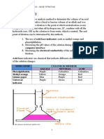 Titration (Chemistry Experiment Report)