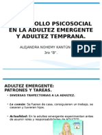 Adulto Temprano Psicosocial