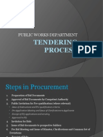 Tendering Process