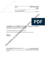 ISO 10802 - Pruebas de Presion de Tuberias de HD