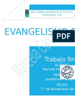 Trabajo Final de Evangelismo Explosivo