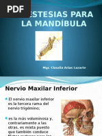 Anestesias para La Mandíbula