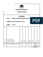 Subsea Dropped Object and Layout Study