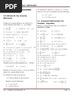 Problemario de Ecuaciones Diferenciales