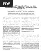 Differentiation of Periappendiceal Abscess From Acute Appendicitis by Semi-Quantitative Tc-HMPAO Labeled Leukocyte Scan