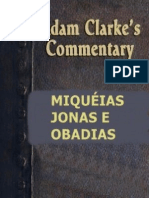 Comentário Bíblico - Adam Clarke - Miquéias, Jonas e Obadias