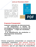 Presupuesto Por Resultados