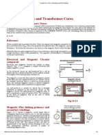 Transformer Cores, Reluctance and Permeability