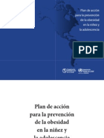 Plan de Acción para La Prevención de La Obesidad en La Niñez y La Adolescencia