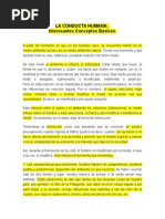 2.-La Conducta Humana. 2 Lectura