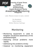 Anesthesia Monitoring