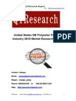 United States DB Polyester Filament Industry 2015 Market Research Report