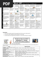 Blooms Space Grid Homework