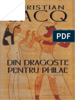 Christian Jacq - Din Dragoste Entru Philae PDF