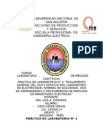 1ra Practica Lab, de Medidas Electricas