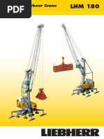 Liebherr LHM 180 Mobile Harbour Crane Data Sheet en 8948-0