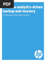 The New Analytics-Driven Backup and Recovery