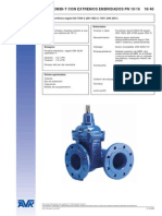 Avk Combi-T Con Extremos Embridados PN 10/16 18/40: Bridas y Orificios Según ISO 7005-2 (EN 1092-2: 1997, DIN 2501)