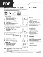 Current Transducer LTS 25-NP I 25 at