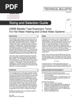 Sizing and Selection Guide of ASME Bladder Type Expansion Tanks For Chilled Water Systems