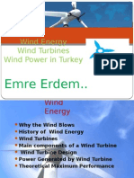 Wind Energy Wind Turbines Wind Power in Turkey: Emre Erdem.