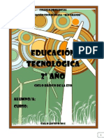 Cuadernillo 2doeso Educación Tecnológica 2015