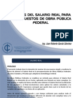 Obtención Del Factor Del Salario Real