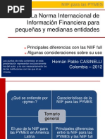 Diferencias NIIF Plenas y PYMES