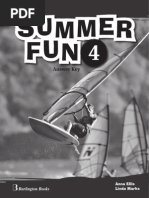 Summer FUN: Answer Key