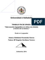 Tesis - Dislalias Funcionales - Logopedia