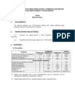 Normas Específicas para Produccion y Comercializacion de Soja