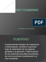 Pubertad y Climaterio