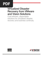 Virtualized Disaster Recovery From Vmware and Vision Solutions