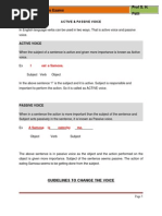 Active Passive Voice