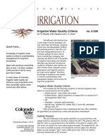 Irrigation Water Quality Criteria