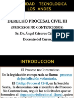 Power Point PROCESOS NO CONTENCIOSOS-UTEA - ANGEL CACERES