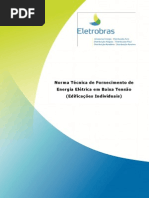 Norma Tecnica NDEE02 - Fornecimento de Energia Eletrica em Baixa Tensao - Edificacoes Individuais