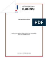 Manual Elaboracion Informe Práctica Profesional