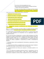 LEI 20010 12 Sistema de Ensino Da PM