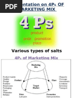 Presentation On 4ps of Marketing Mix