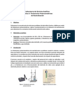 Practica de Laboratorio No.3 - Titulaciones Potenciometricas de Neutralización