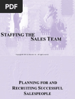 Chapter 08 Staffing and Sales Teams