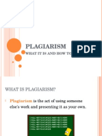 Plagiarism