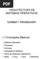 Introducción - Arquitectura de Sistemas Operativos