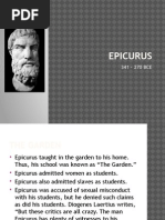 Epicurus Lecture