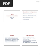 EE 617 Sensors in Instrumentation: Syllabus Text/References