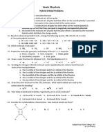 Lewis Structure Hybrid Orbital Prob