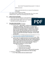 Non-Standard Measurement Lesson Plan