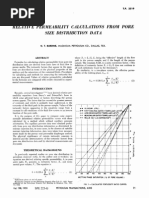 Relative Permeability Calculations From Pore Size Distribution Data