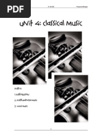 Classical Music - Unit 4 - Ies - Encinas